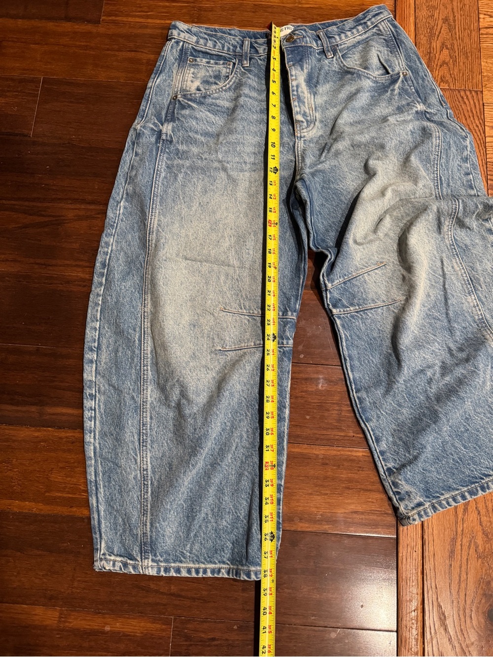 We the Free Good Luck Mid Rise Barrel Leg Jeans - Picture 17 of 17